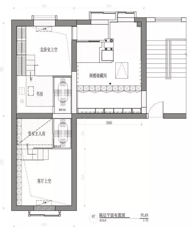 旧房翻新案例：60平如何住下一家六口人