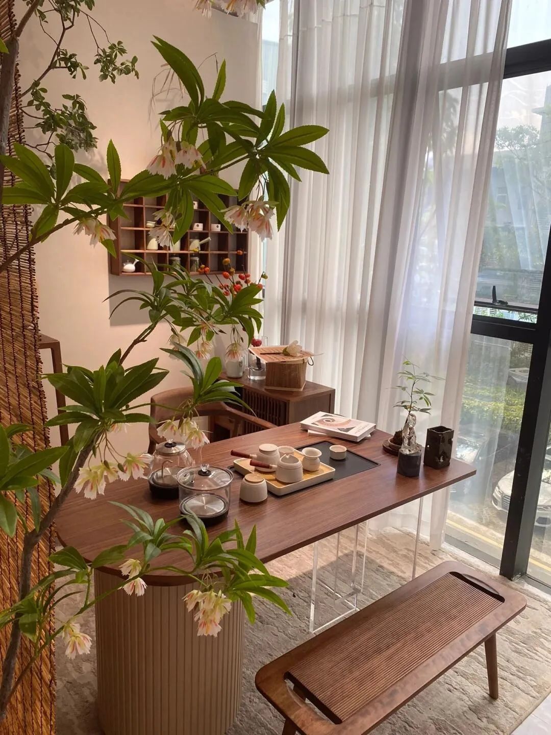 阳台小茶室